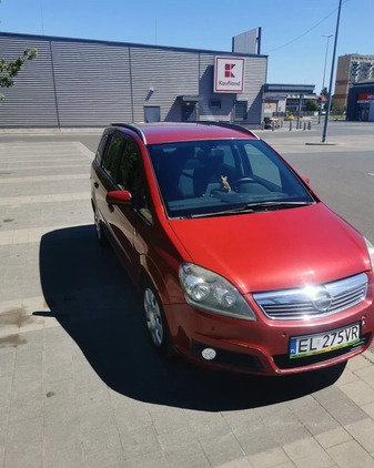 Opel Zafira cena 14500 przebieg: 215000, rok produkcji 2006 z Łódź małe 92